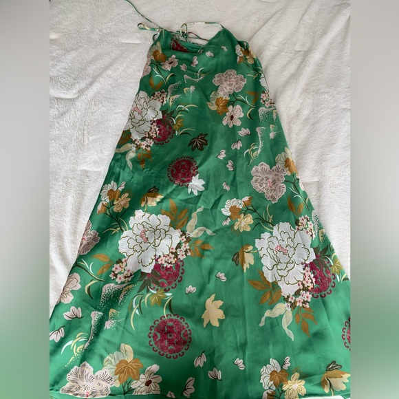 Zara Satin Effect Print Dress - Picture 4 of 4